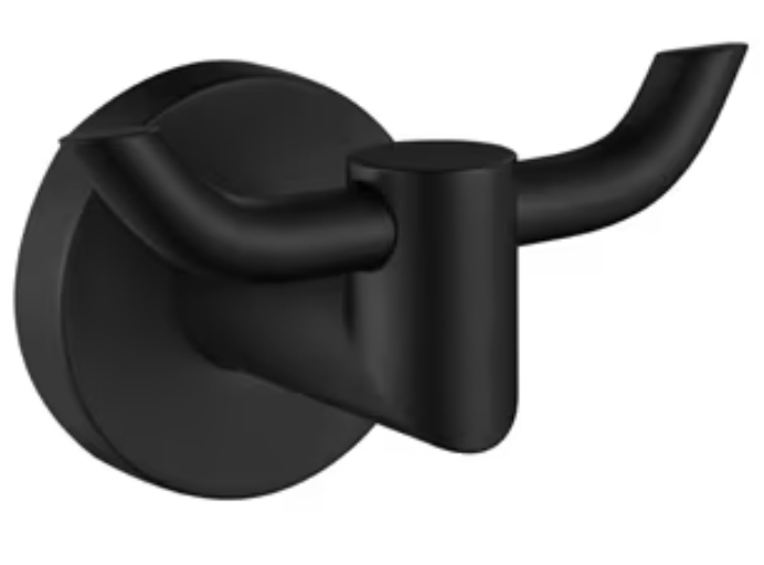 Kronenbach Lima 2.0 Black wieszak na ręcznik czarny mat 29.200.080.7505