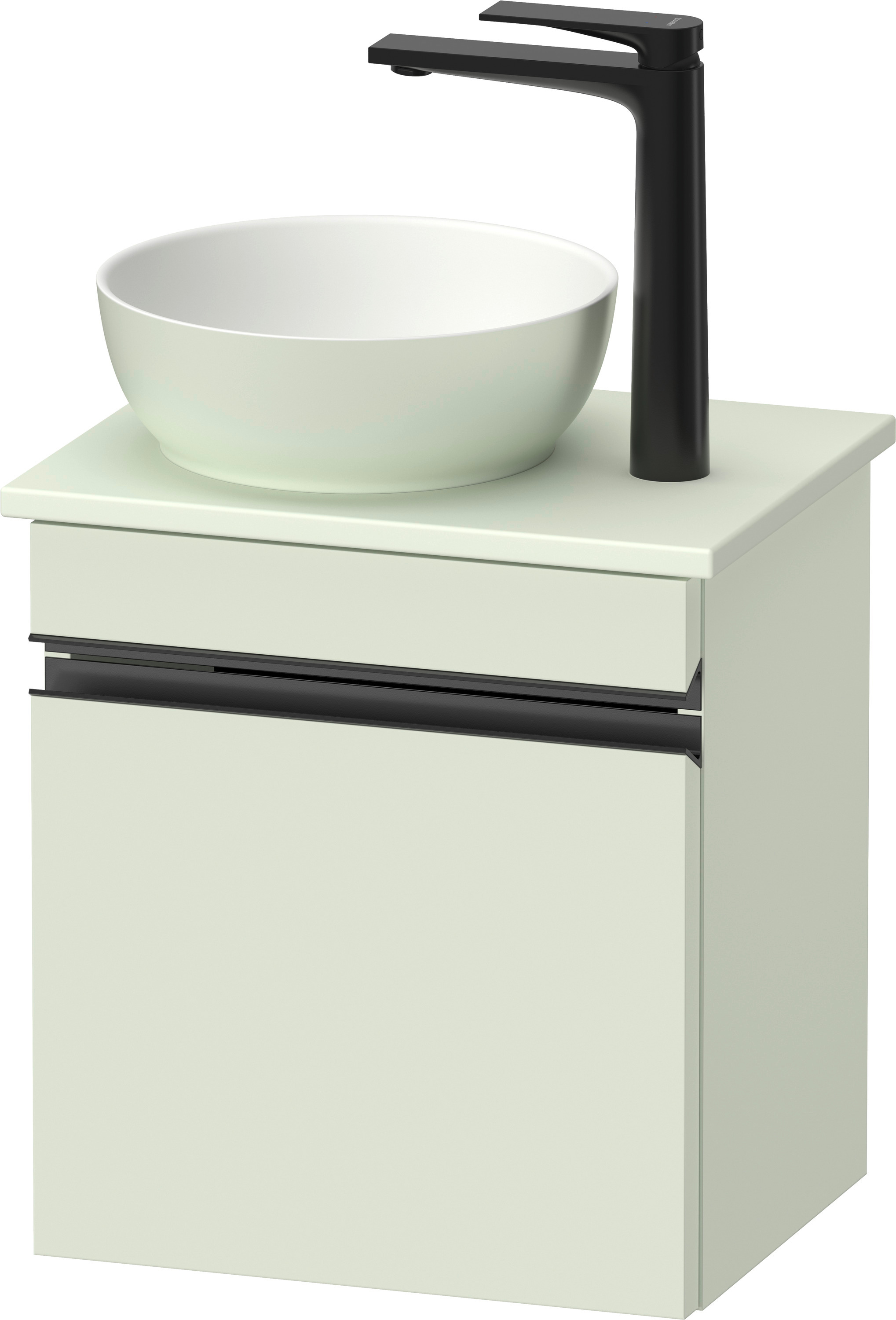Duravit Sivida szafka 40x32,5x44 cm podumywalkowa wisząca czarna-zielona SV4656LBDHH0000