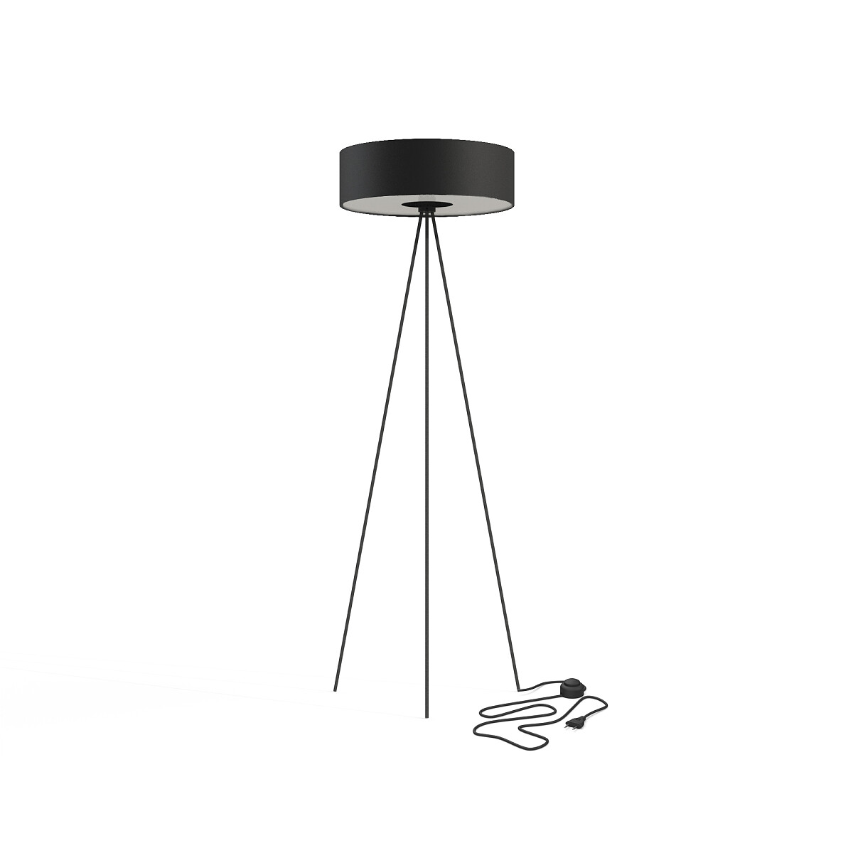 Nowodvorski Lighting Cadilac lampa stojąca 3x25 W czarna 7988