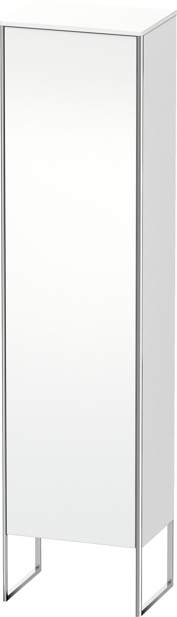 Duravit XSquare szafka boczna 200 cm wysoka stojąca lewa biały mat XS1314L1818
