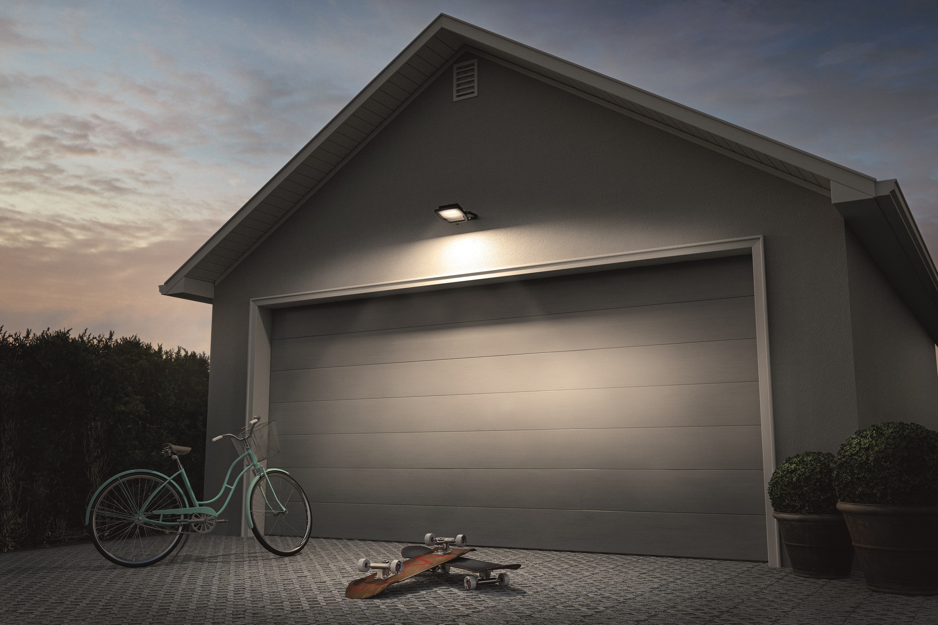 Ledvance Endura Flood naświetlacz 1x50W LED 3000K szary