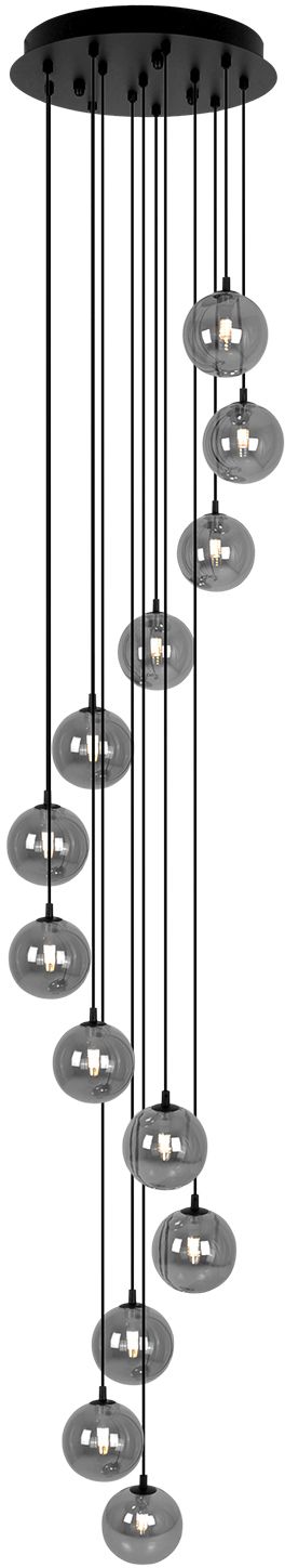 Kaja Dori lampa wisząca 13x10 W czarna-grafitowa KP-30
