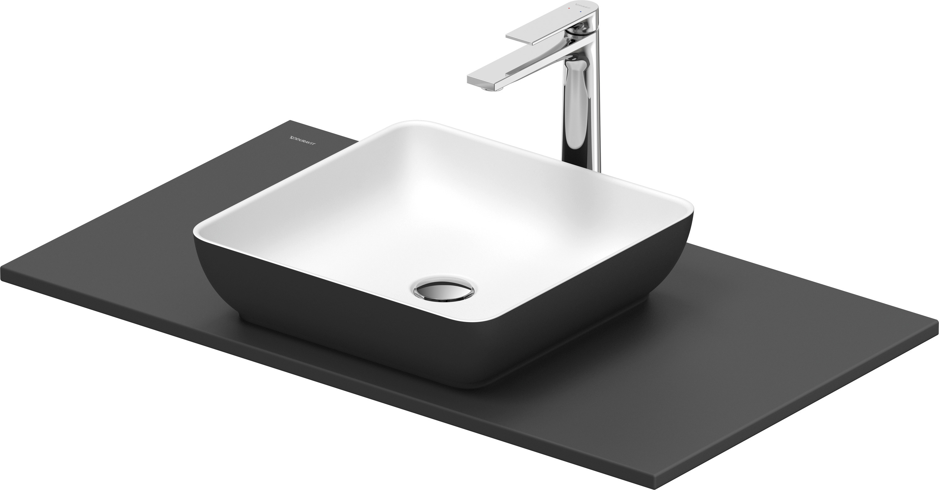 Duravit Sivida umywalka z konsolą 88 cm szarą 268018FI00