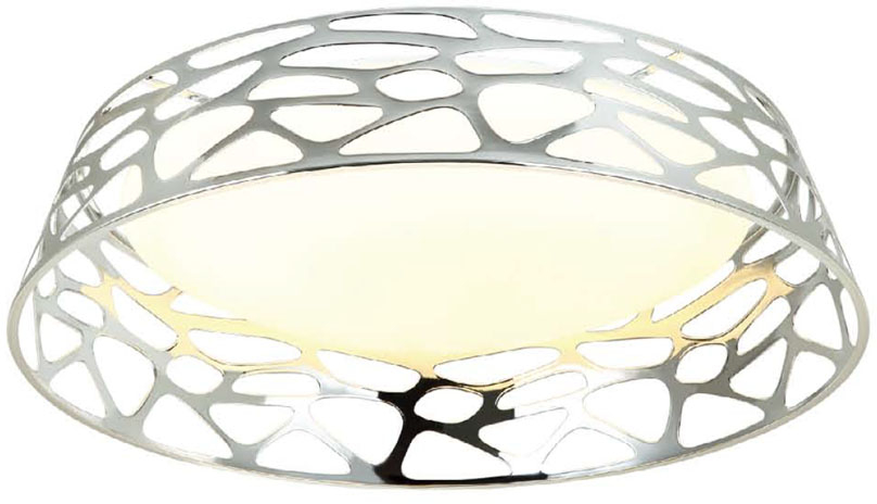 Orlicki Design Forina plafon 1x48 W biały-chrom OR81060