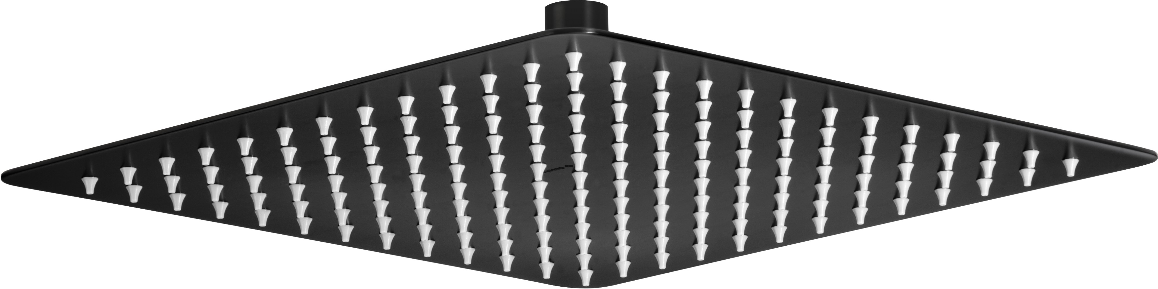 Deante Cascada deszczownica 25 cm kwadratowa czarny mat NAC202K
