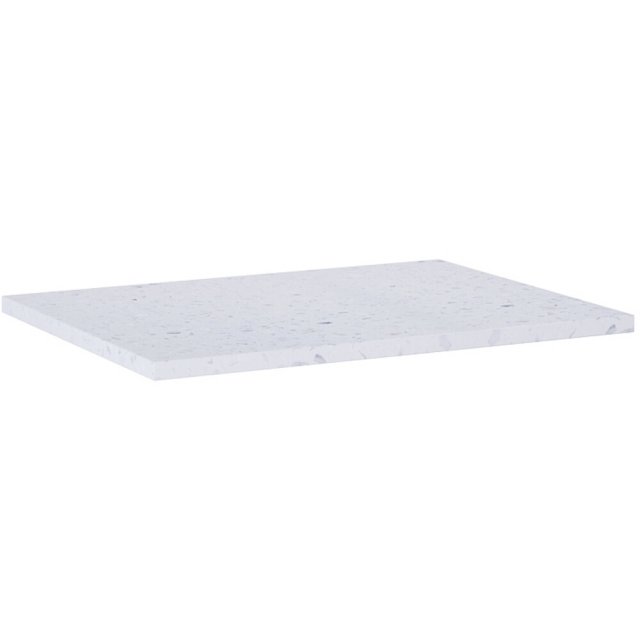 ELITA Blat do szafki LOOK terrazzo 60x46x2 white matt 168538
