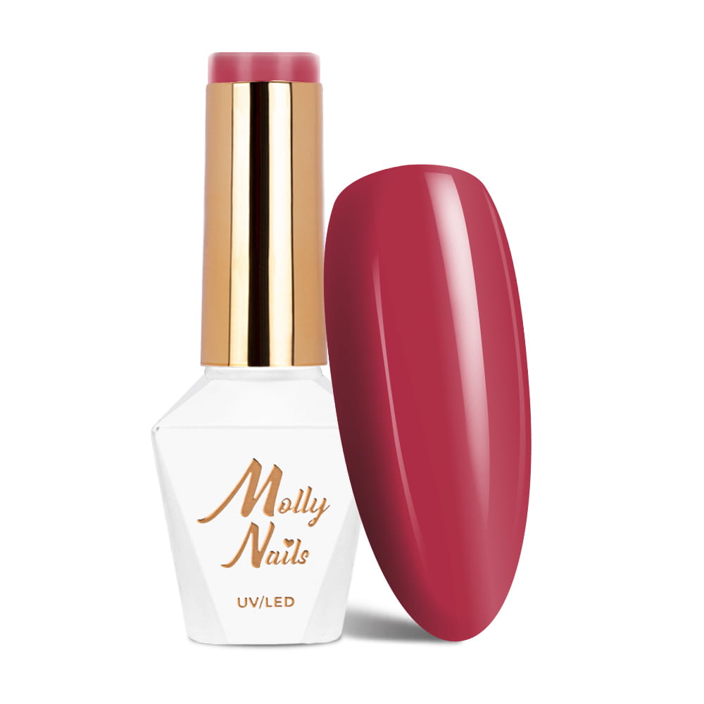 Lakier hybrydowy Molly Nails Flamingo Rogue HEMA/Di-HEMA Free 8g Nr 148