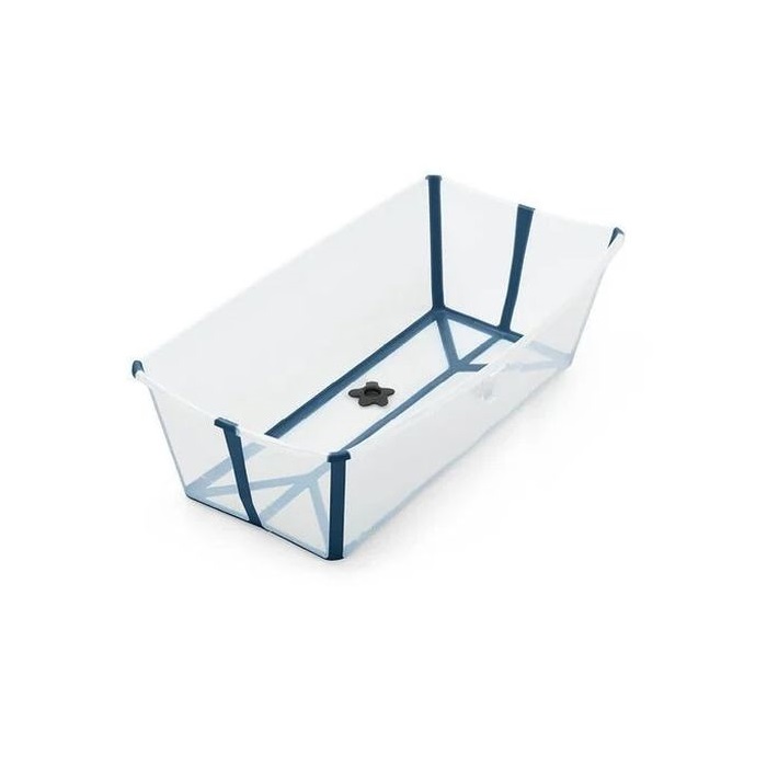 Stokke Flexi Bath - składana wanienka kąpielowa-Transparent Blue