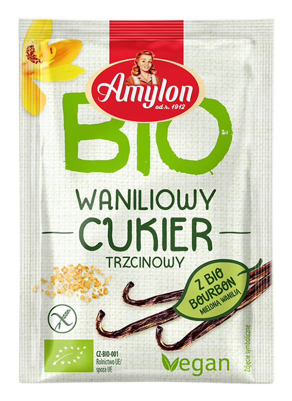 BIO Cukier waniliowy 20g Amylon