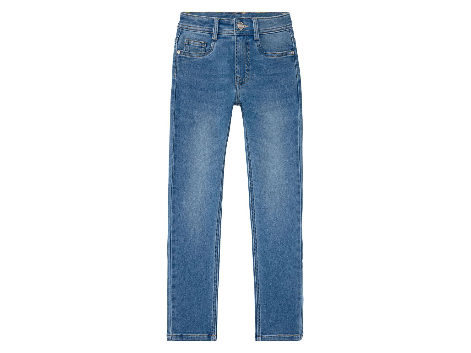 pepperts! Jeansy chłopięce skinny fit 140, Niebieski