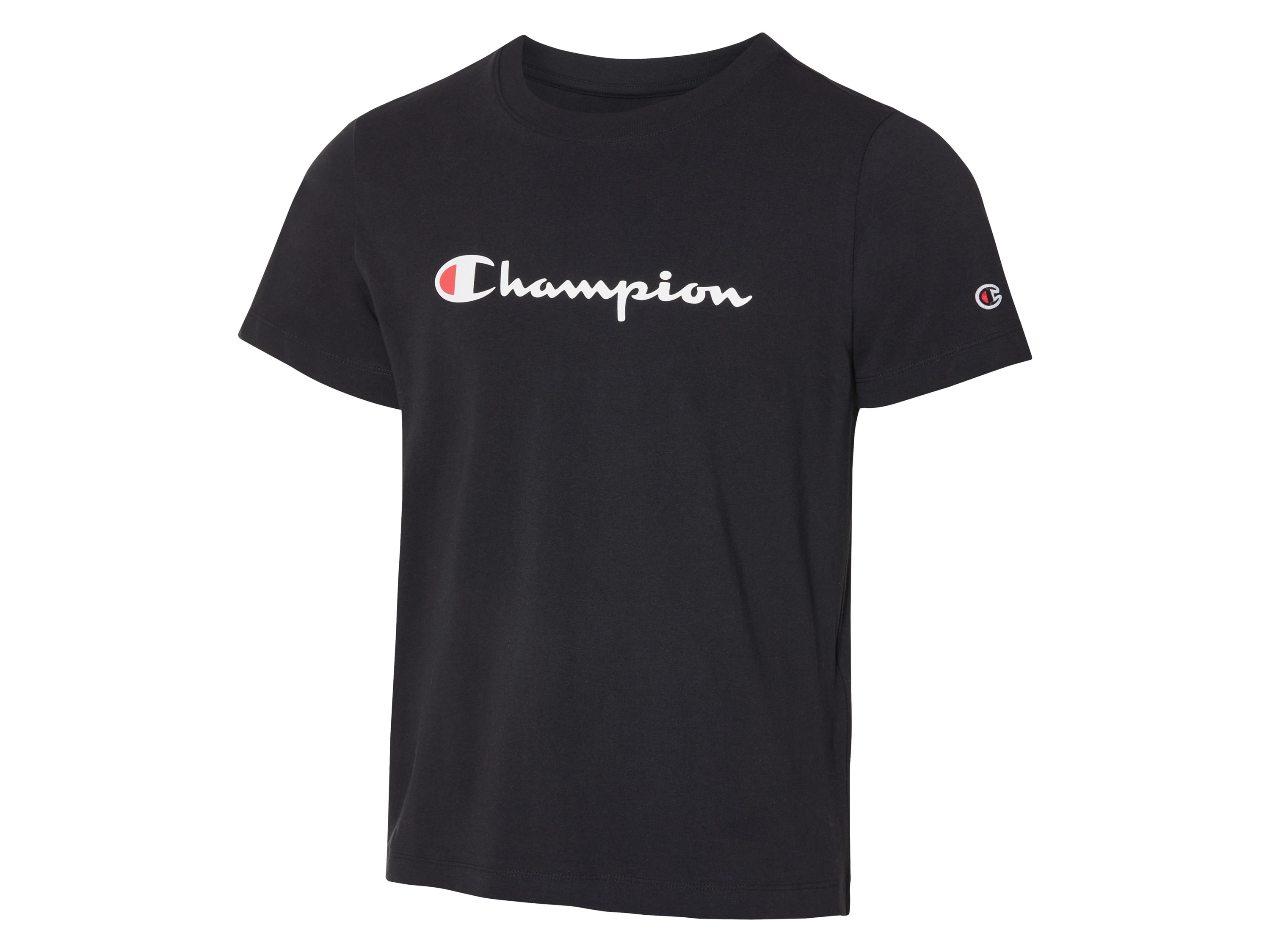 Champion T-shirt męski z bawełny Czarny, S