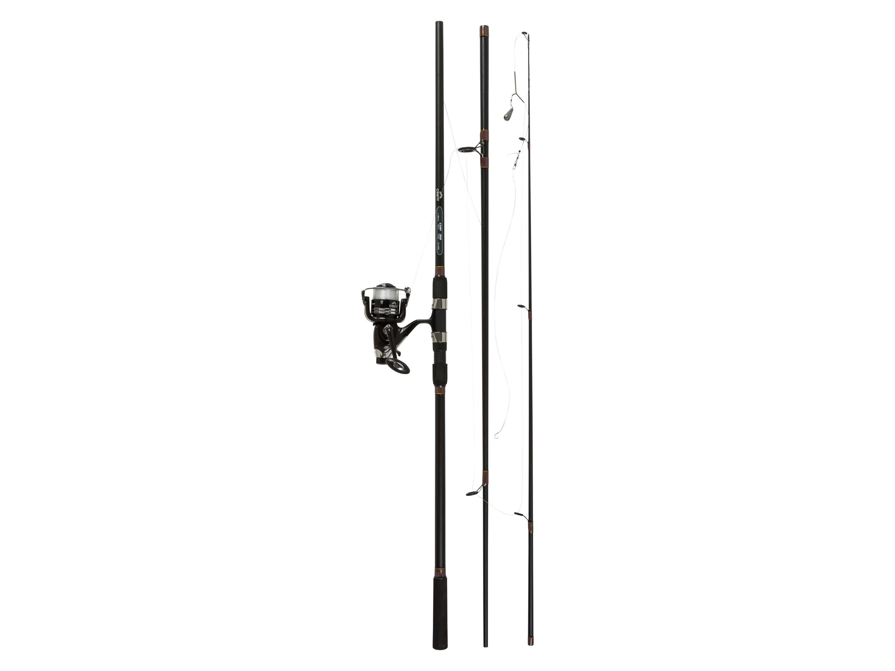 Crivit Zestaw wędkarski Carp 360 12ft.-3-2,5 LBS