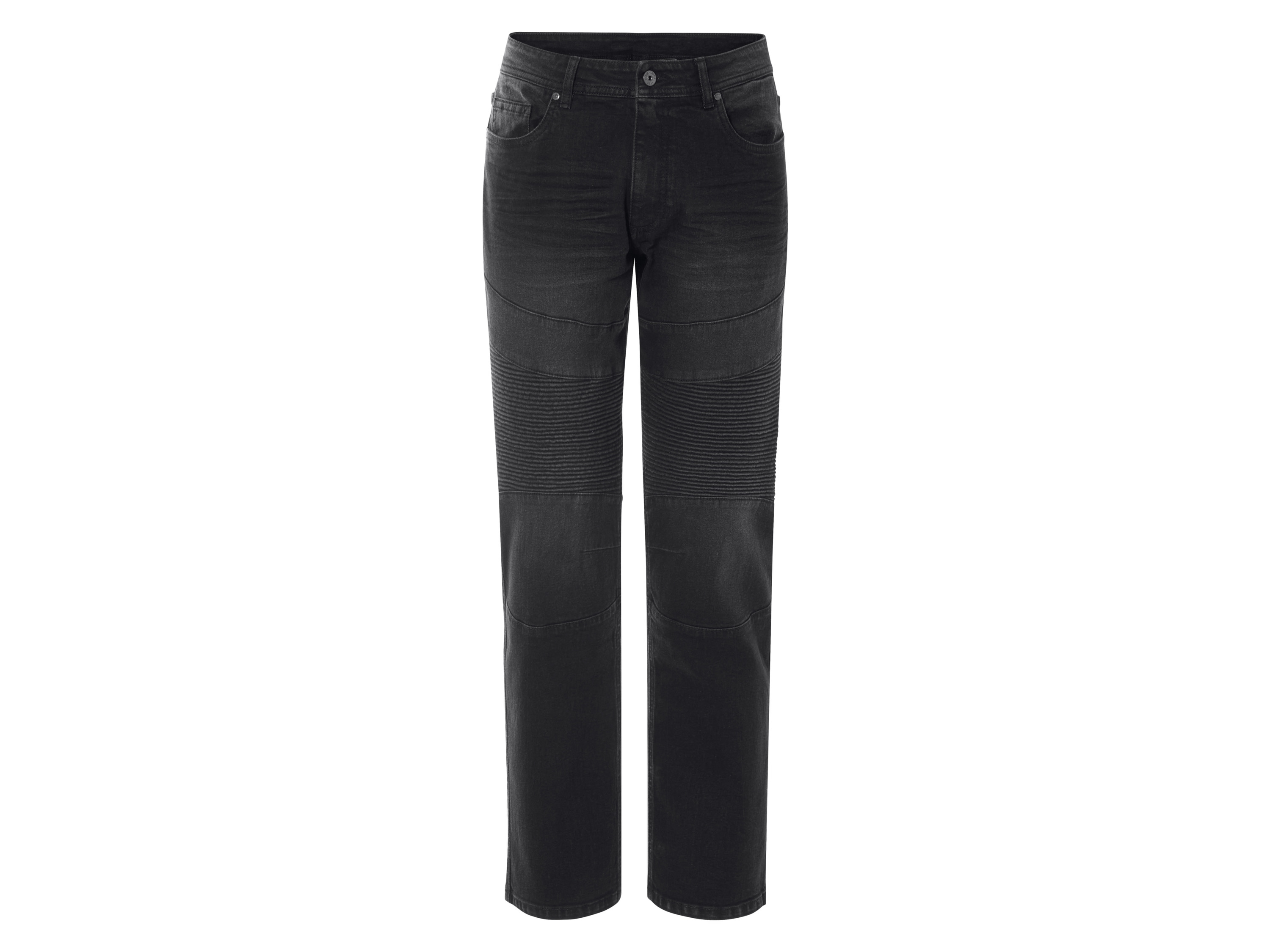 Livergy Jeansy męskie z bawełny, Straight Fit Szary, 54 38/32