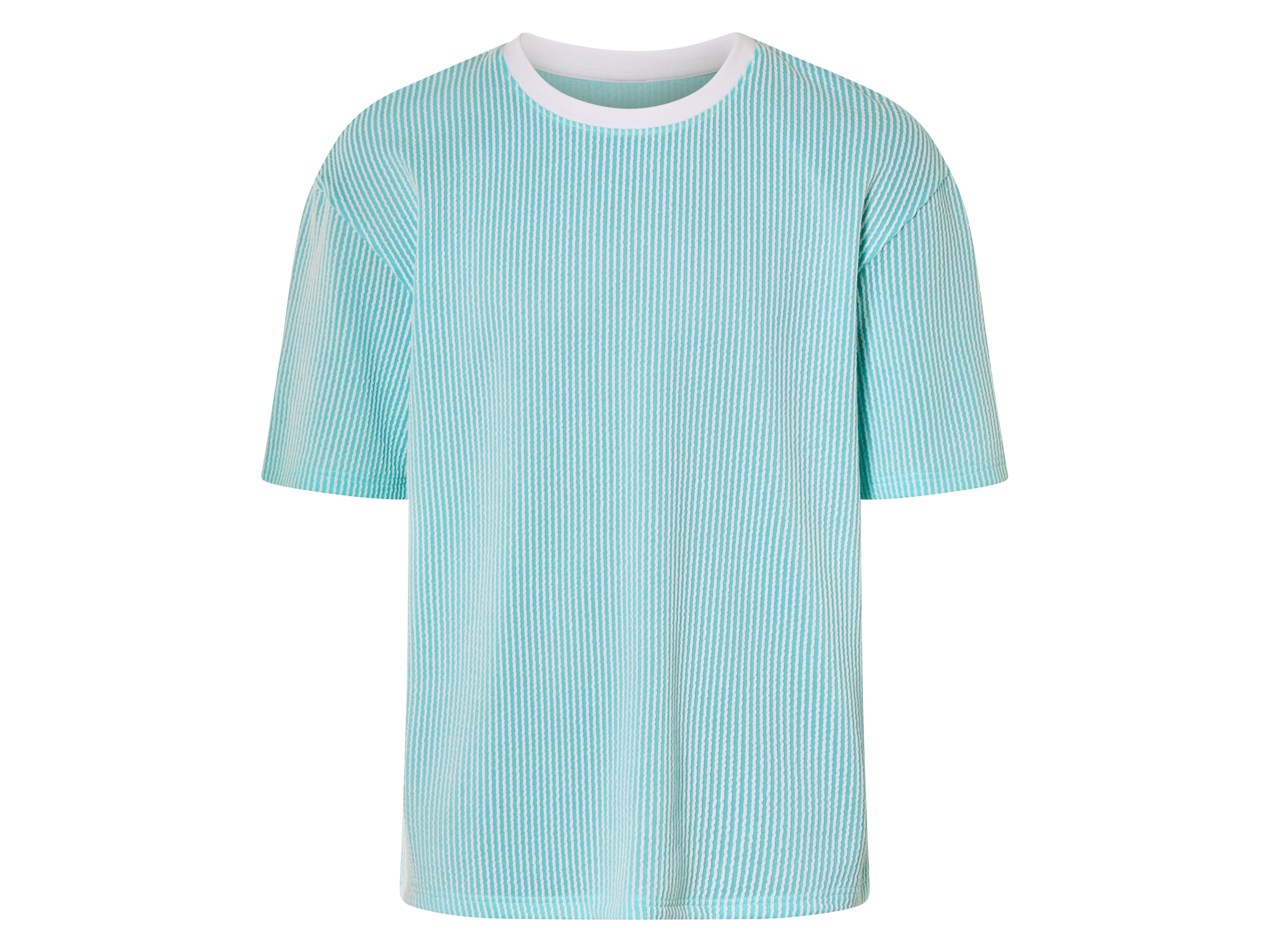 Livergy T-shirt męski Niebieski/ biały, L52/54
