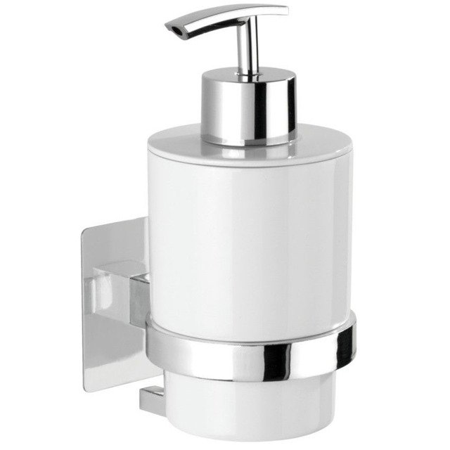 Darmowa Dostawa - Dozownik do mydła biały Wenko Turbo-Loc Quadro Ed. 23848100