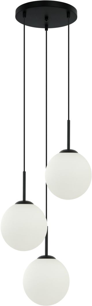 Darmowa Dostawa - Lampa wisząca 3x40 W czarna Italux Deore PND55783SBK
