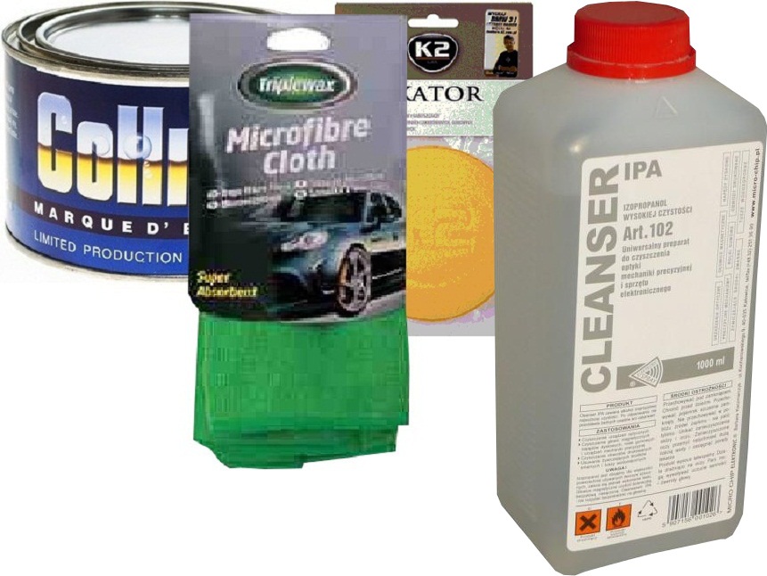 COLLINITE CARNAUBA 915 2XAPLIKATOR+MIKROFIBRA+IPA - Petrostar
