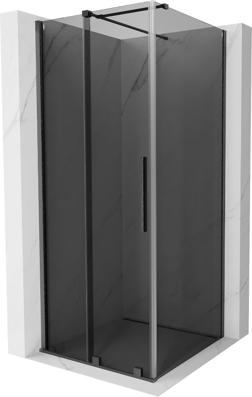 Kabina prysznicowa Mexen Velar rozsuwana 120 x 120 cm grafit gun gray szczotkowany 1 szt.