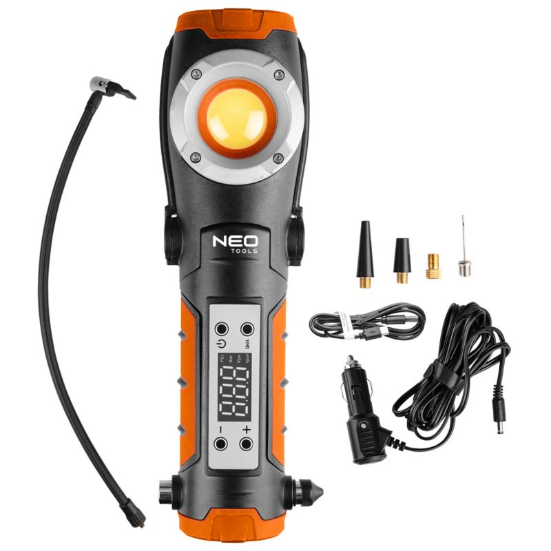 Lampa akumulatorowa NEO TOOLS 800lm z kompresorem 1 szt