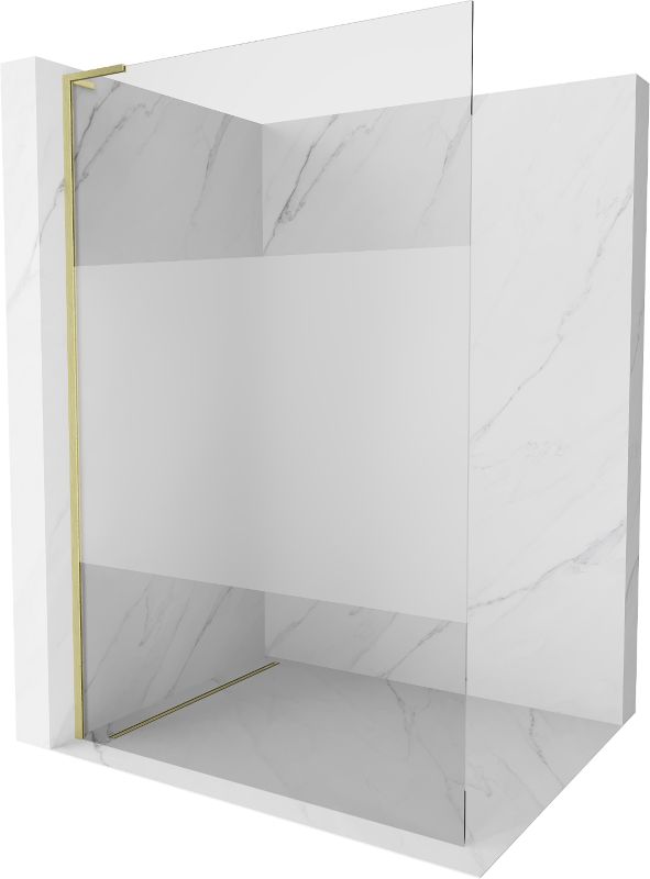 Ścianka prysznicowa Mexen Kioto L złota szczotkowana 70 x 200 cm 800-070-103-55-35 1 szt.