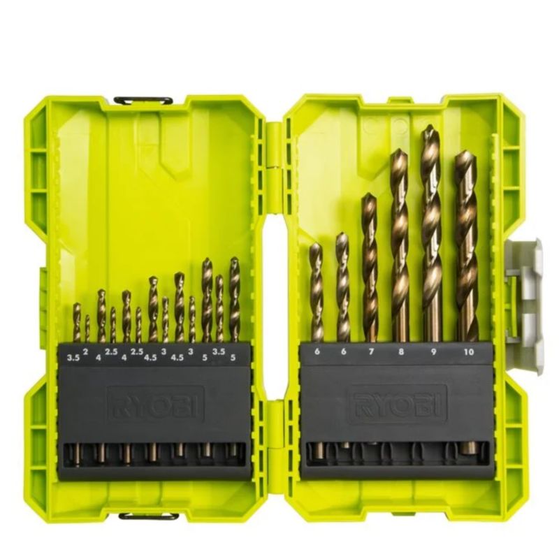 Wiertła Do Metalu HSS RYOBI 19 Elementów 1szt.