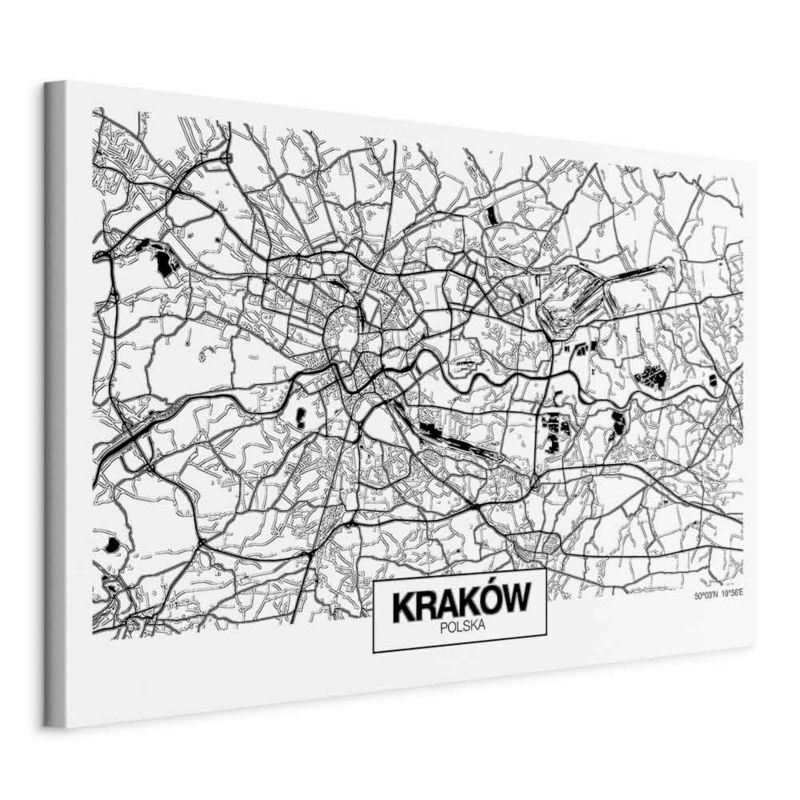 Obraz Artgeist Kraków 60 x 40 cm płótno włoskie 1 szt