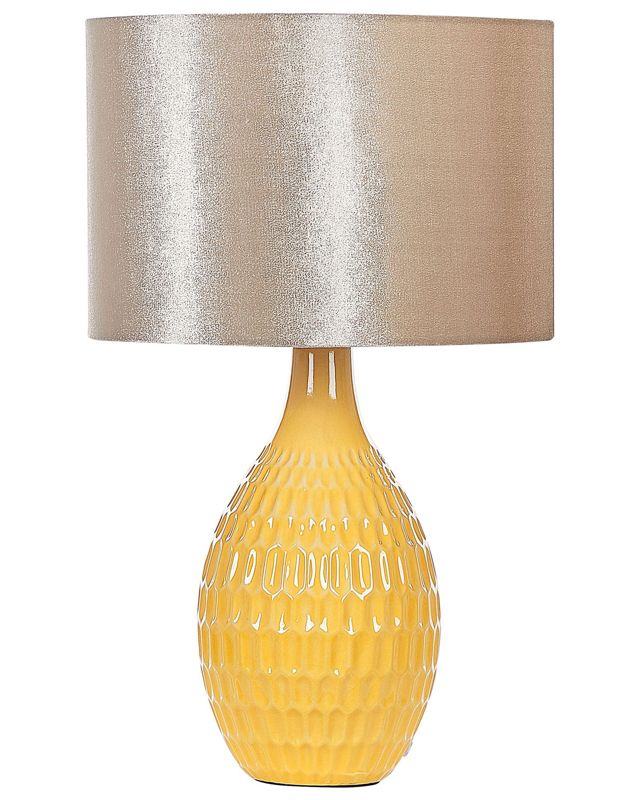 Lampa stołowa Haddas Ceramika Żółty 1szt.