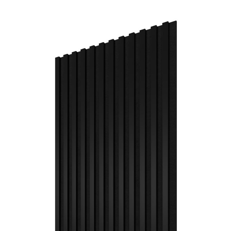 Lamel ścienny Stegu Linea ACOUSTIC PROline 240 x 60,5 cm czarny/czarny - 1szt.
