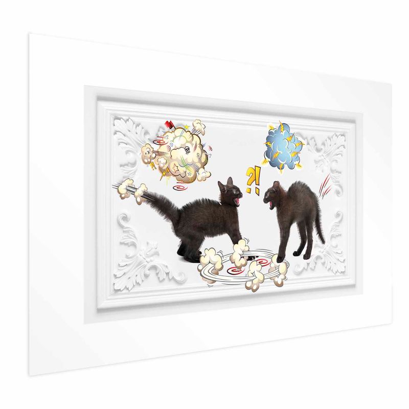 Plakat Artgeist Kocia kłótnia 42x29,7 cm bez ramy 1 szt