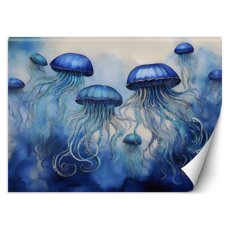 Fototapeta Feeby Niebieskie meduzy morskie 450x315 1 szt