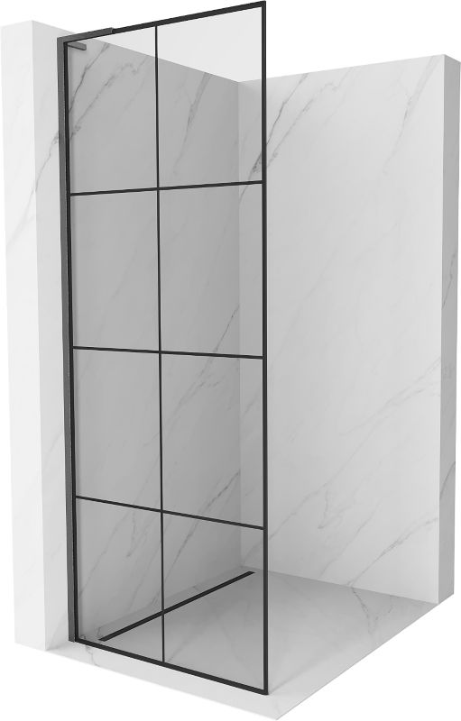 Ścianka prysznicowa Mexen Kioto czarny wzór 90x200 cm 800-090-103-66-771 szt.