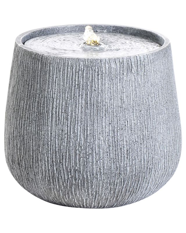 Fontanna ogrodowa LED Cascata Szary 1 szt.