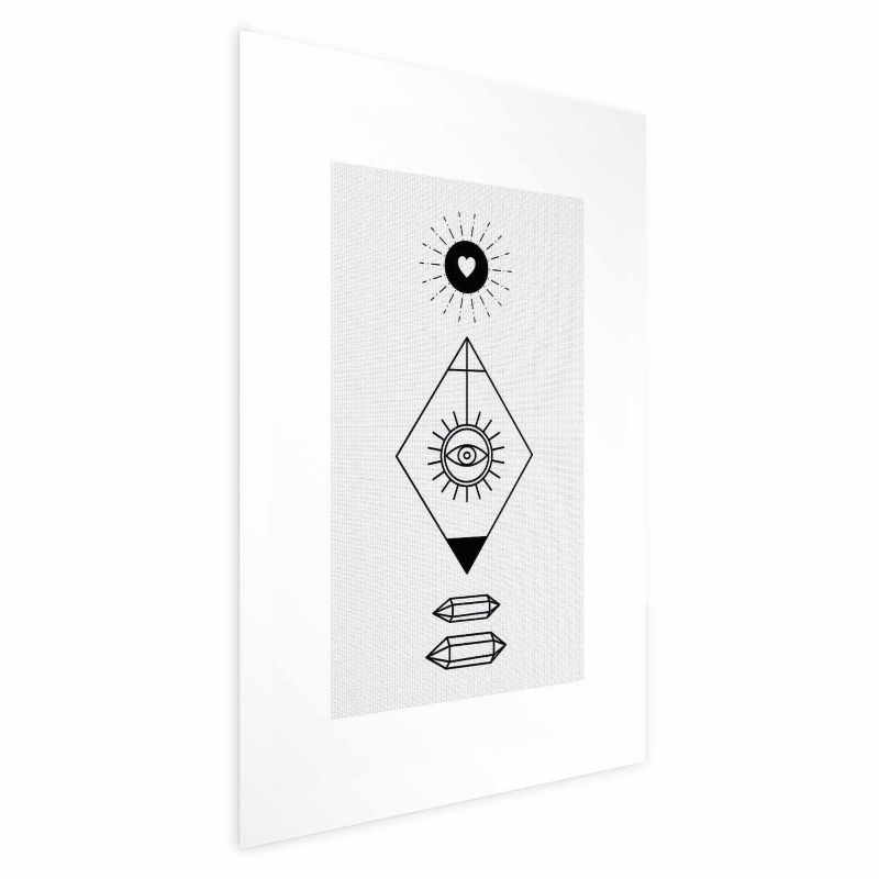 Plakat Artgeist Symbole 21x30 cm bez ramy 1 szt