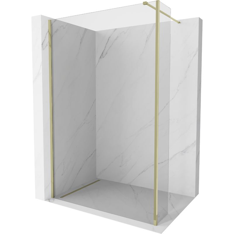 Ścianka prysznicowa Mexen Kioto złota transparent 125x40 800-125-212-50-00-040 1 szt.