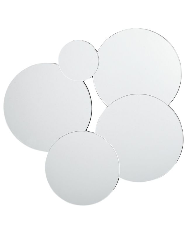 Lustro ścienne Clais 82 cm 80 cm Srebrny 1 szt.