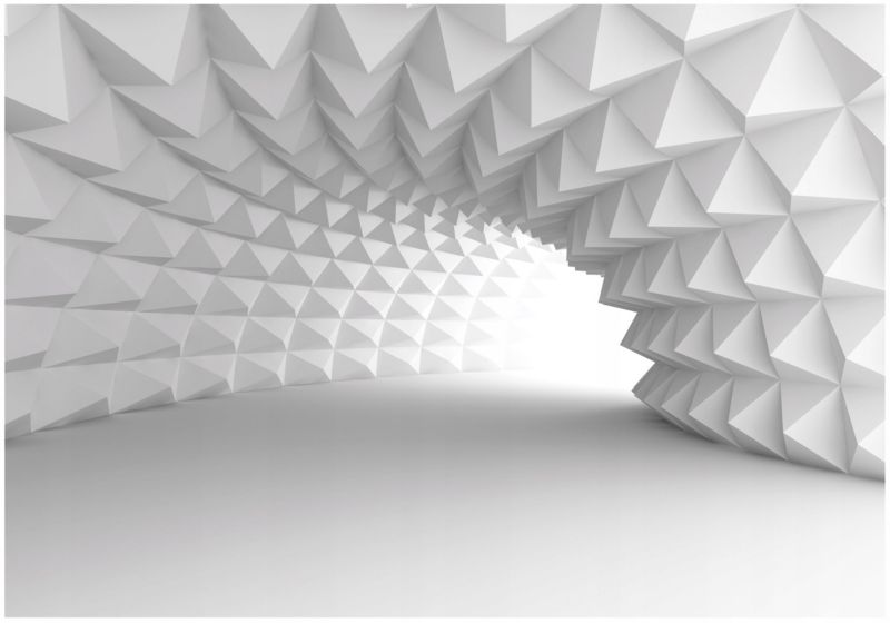 Fototapeta Na Flizelinie WALLARENA 300x210 cm Tapeta Do Sypialni Salonu 3D Tunel 1 szt.