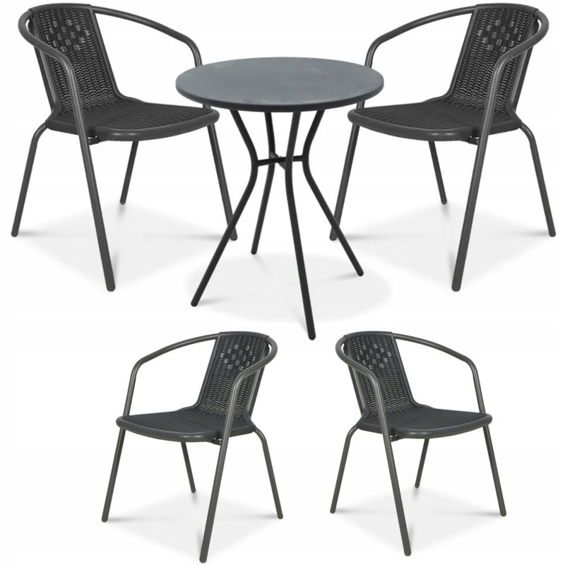 Zestaw Balkonowy Focus Garden Balkonowych Na Balkon Taras Simple Stolik Krzesło 1 szt