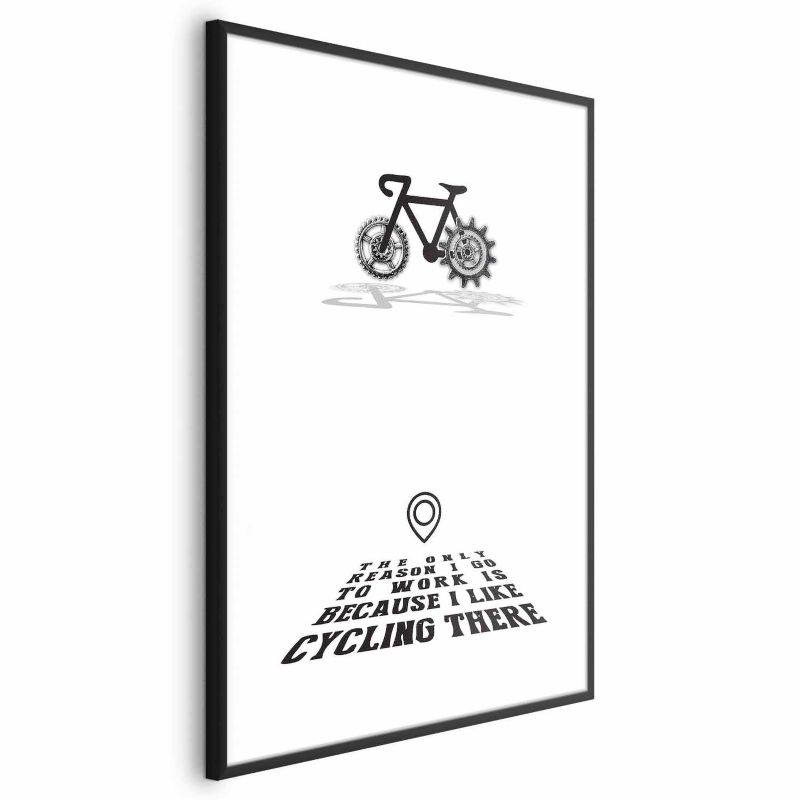 Plakat Artgeist Cycling 29,7x42 cm z ramą czarną 1 szt