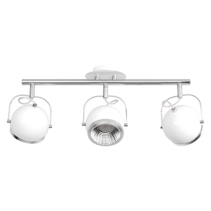 Lampa Sufitowa SPOT Light 3xGU10 LED 6W Biały, Klasyczny Design od Polskiego Producenta, 1 szt.