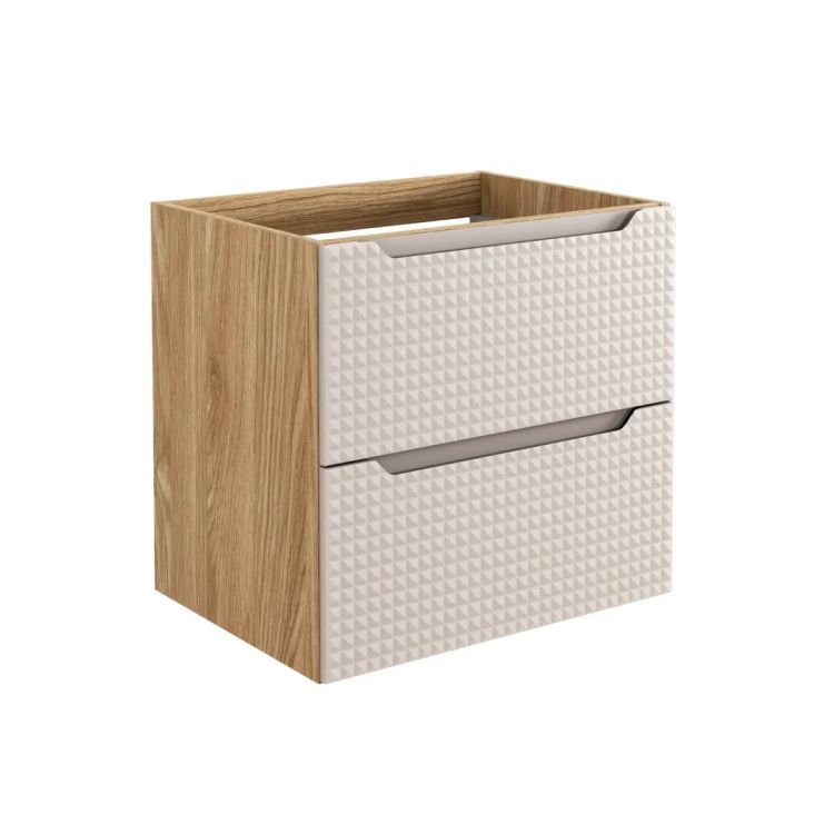 Szafka Comad pod umywalkę LUXOR BEIGE 82-60-2S 60cm dąb olejowany/beżowa 1 szt