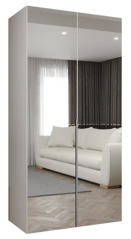 Szafa uchylna Abiks ALICANTE 3 100 wys 202 cm Biały + Kaszmir 1 szt.