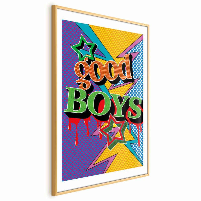 Plakat Artgeist Good Boys 60x90 cm z ramą złotą 1 szt