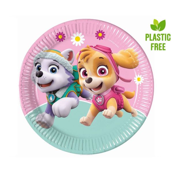 Godan Talerzyki papierowe Paw Patrol Skye & Everest 23cm 8 sztuk