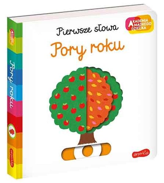 Książeczka "Pory roku" z ruchomymi elementami-seria Pierwsze słowa