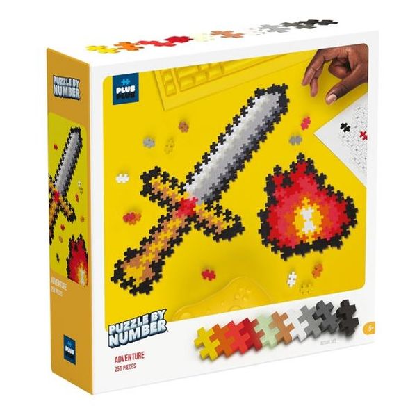 Plus-Plus PUZZLE BY NUMBER PRZYGODA- 250 ELEMENTÓW