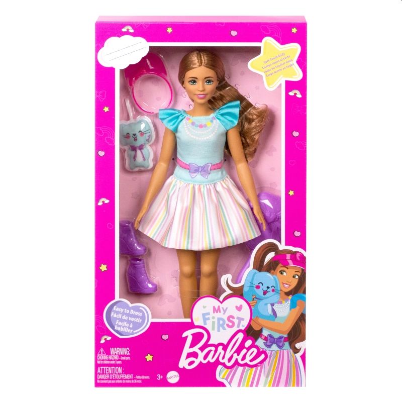 Barbie Moja Pierwsza Barbie Lalka + króliczek HLL21 (asst HLL18)