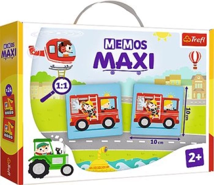 Gra memos maxi pojazdy Trefl