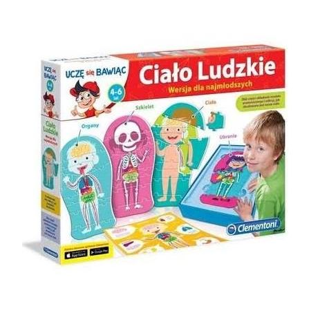 Clementoni Ciało ludzkie dla najmłodszych- Uczę się bawiąc