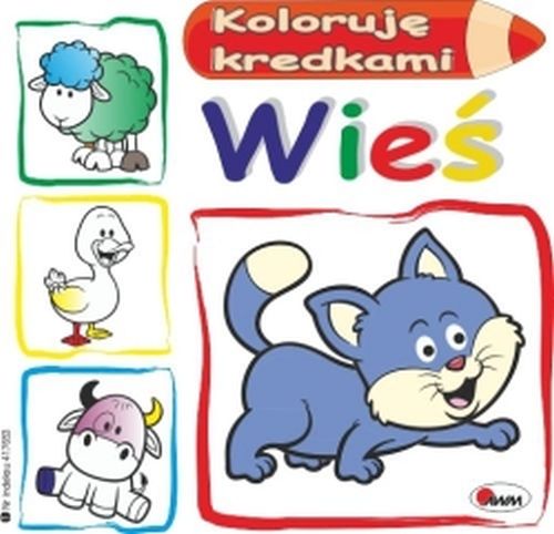KOLORUJĘ KREDKAMI WIEŚ