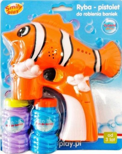 BAŃKI PISTOLET RYBA 1/12